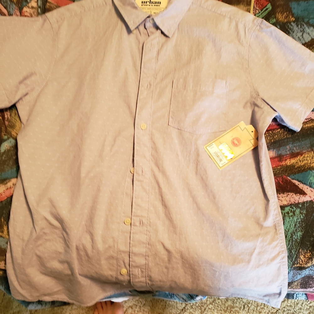 Men's Button Down Short Sleeve